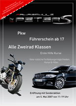 Flyer Eröffnung